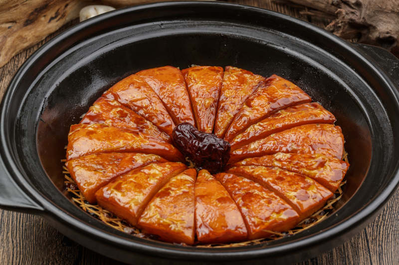 砂锅红枣蜂蜜焗南瓜