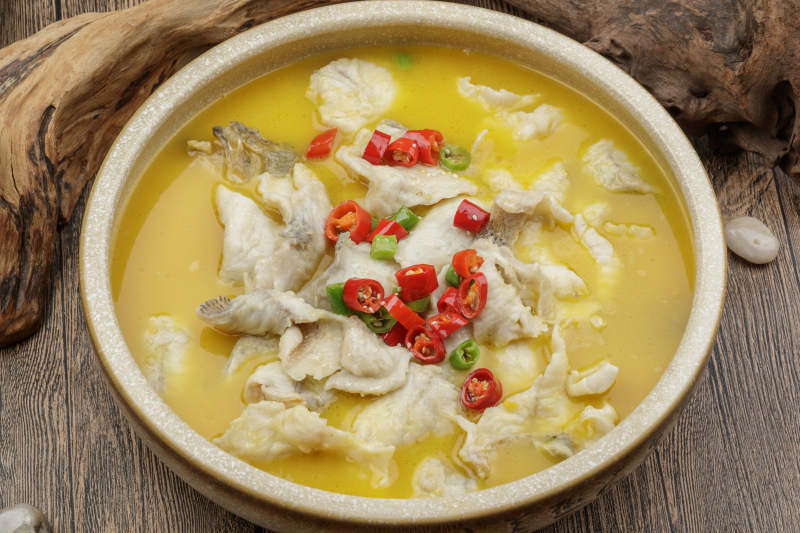 酸汤野生草鱼鱼片