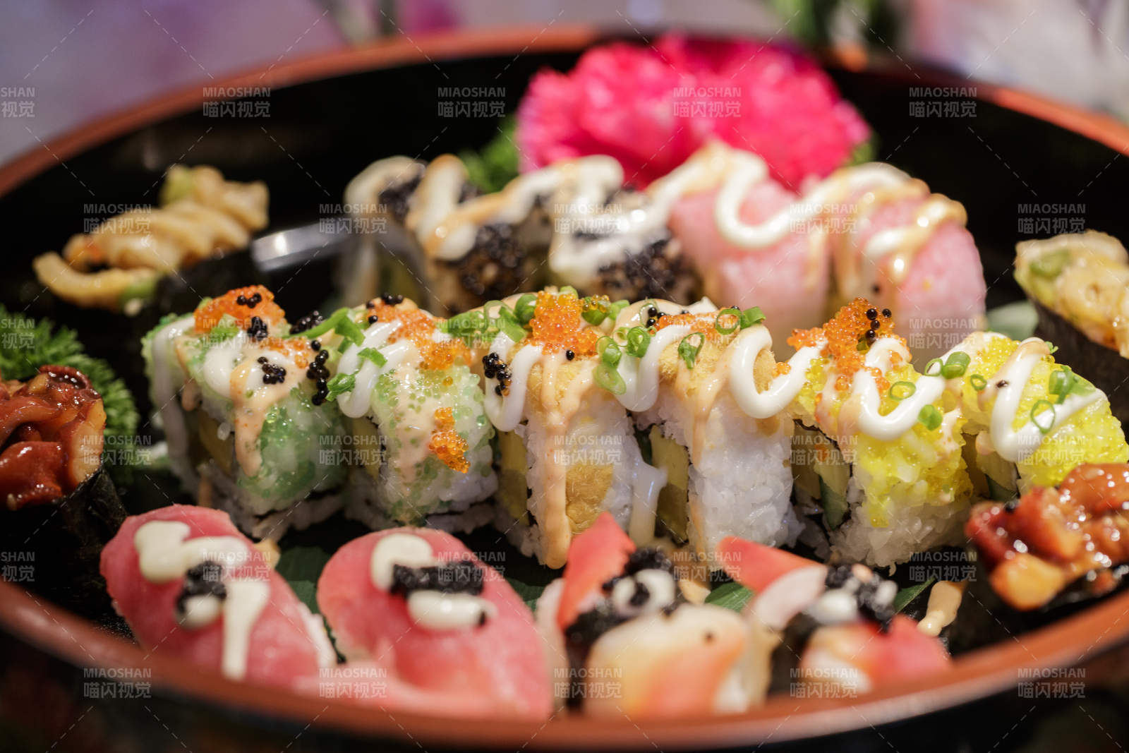 星级酒店高档自助餐料理餐台