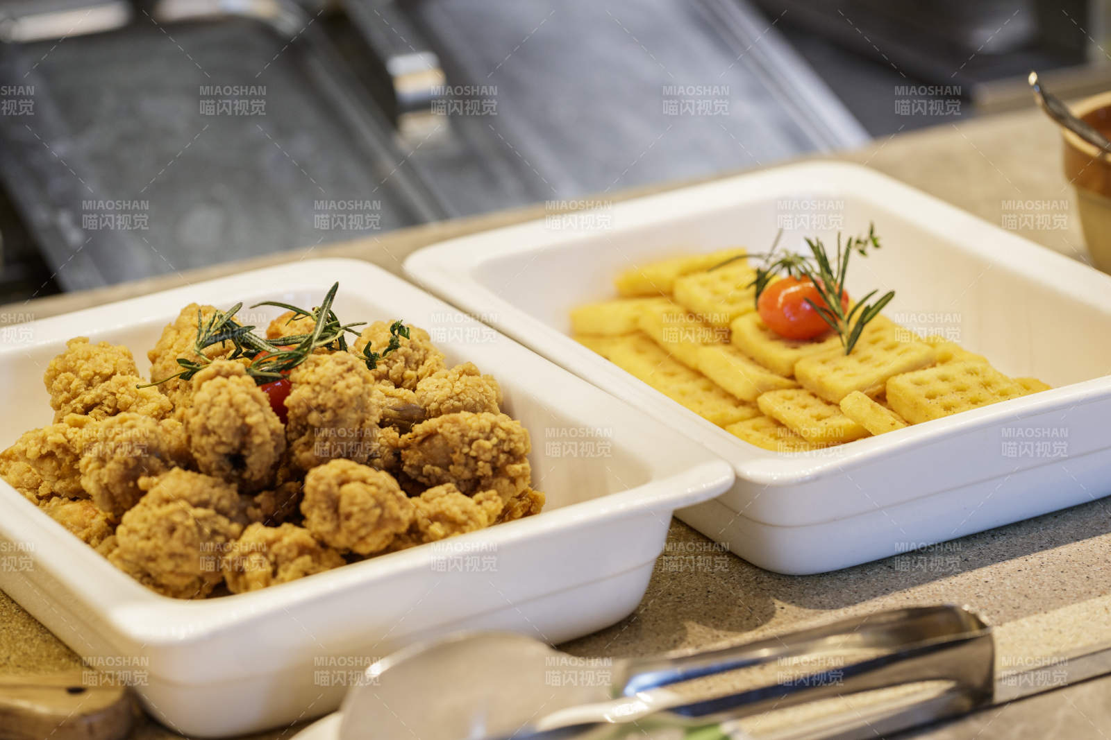 星级酒店高档自助餐料理餐台