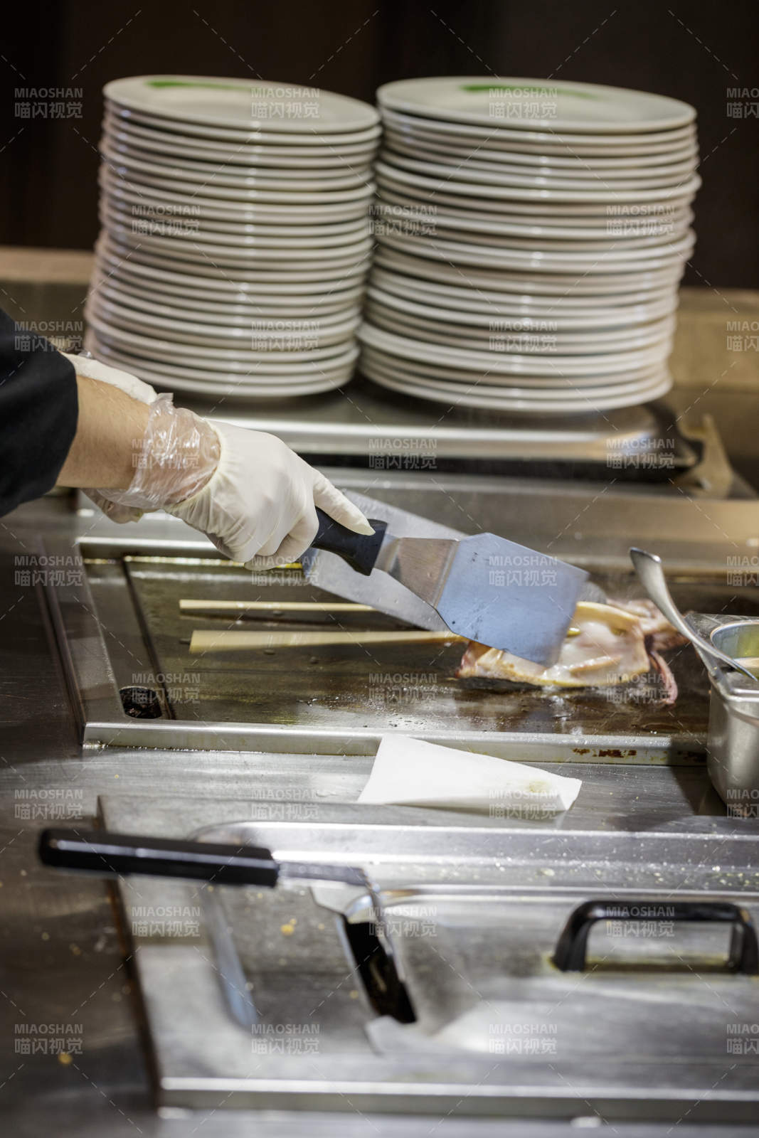 星级酒店高档自助餐料理餐台