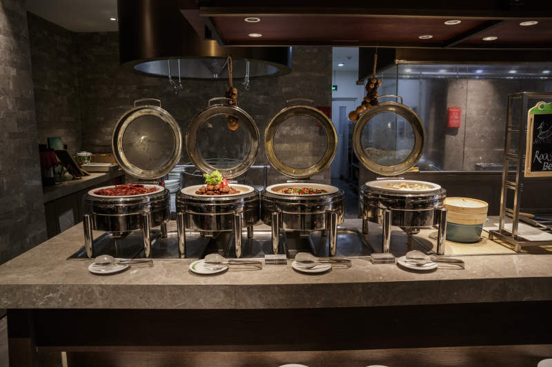 星级酒店高档自助餐料理餐台