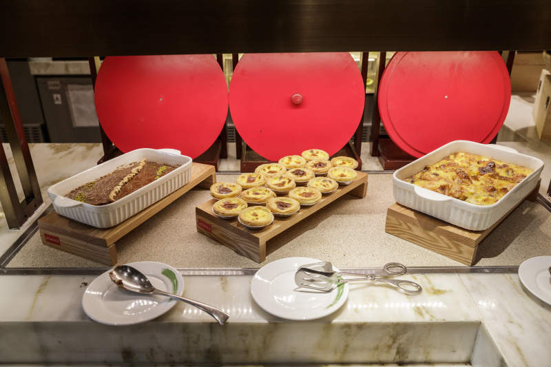 星级酒店高档自助餐料理餐台