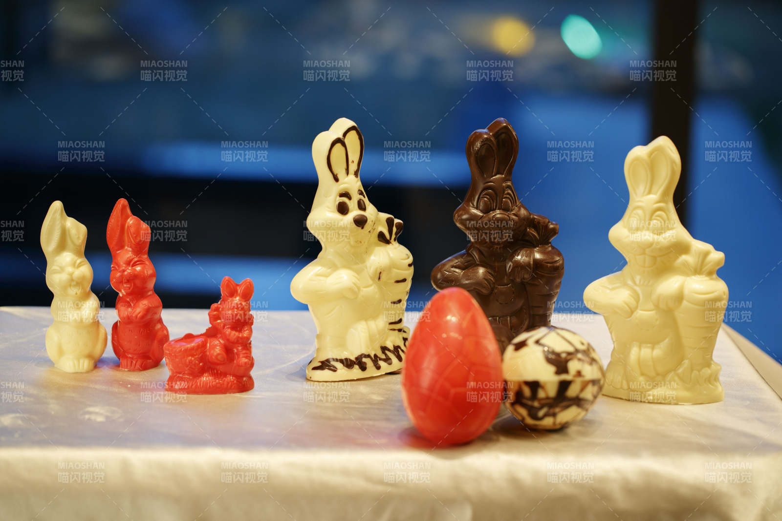 精美制作的复活节巧克力