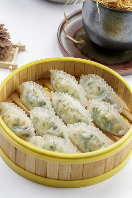 水晶蒸饺韭菜鸡蛋