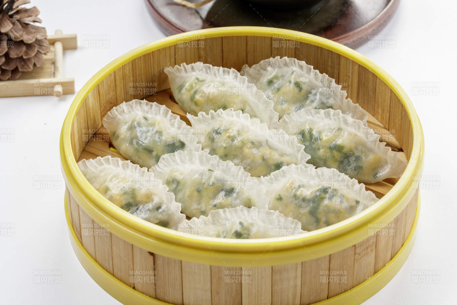 水晶蒸饺韭菜鸡蛋