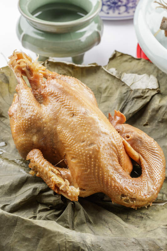 豆豉酱香荷叶鸡