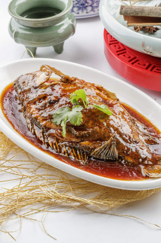 红烧桂鱼干烧鱼