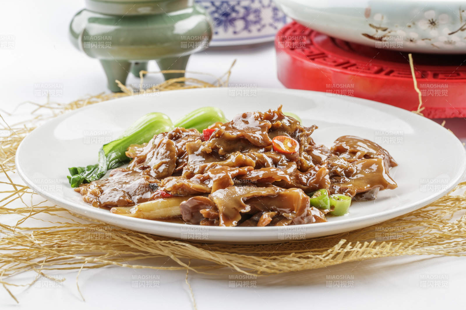 魯菜蔥燒大海螺片