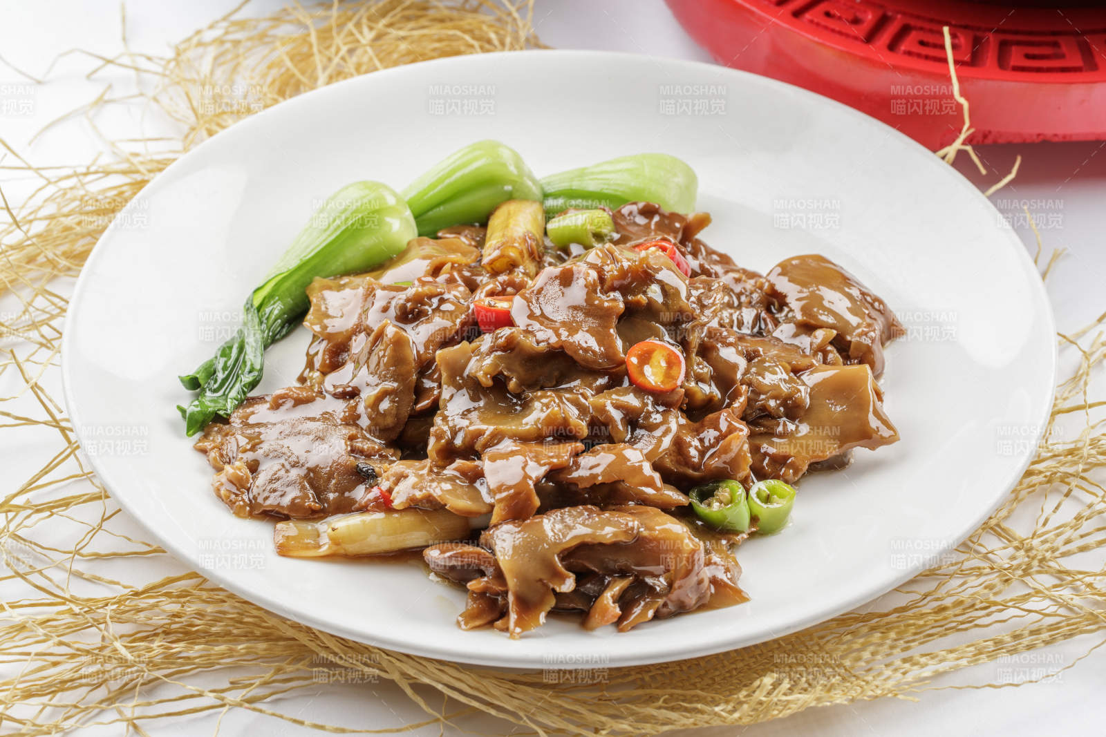 魯菜蔥燒大海螺片