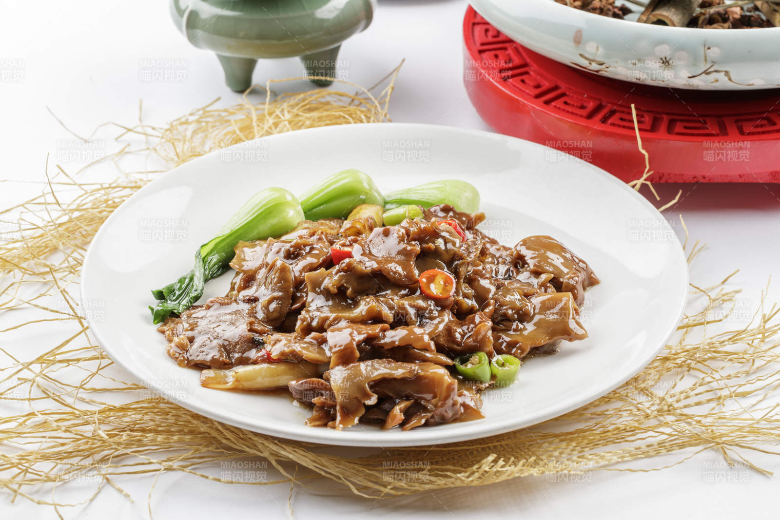 魯菜蔥燒大海螺片