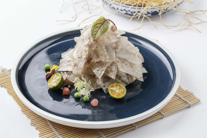 水晶皮冻肉糜片