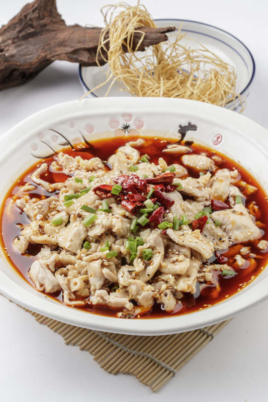 红油水煮鸡片