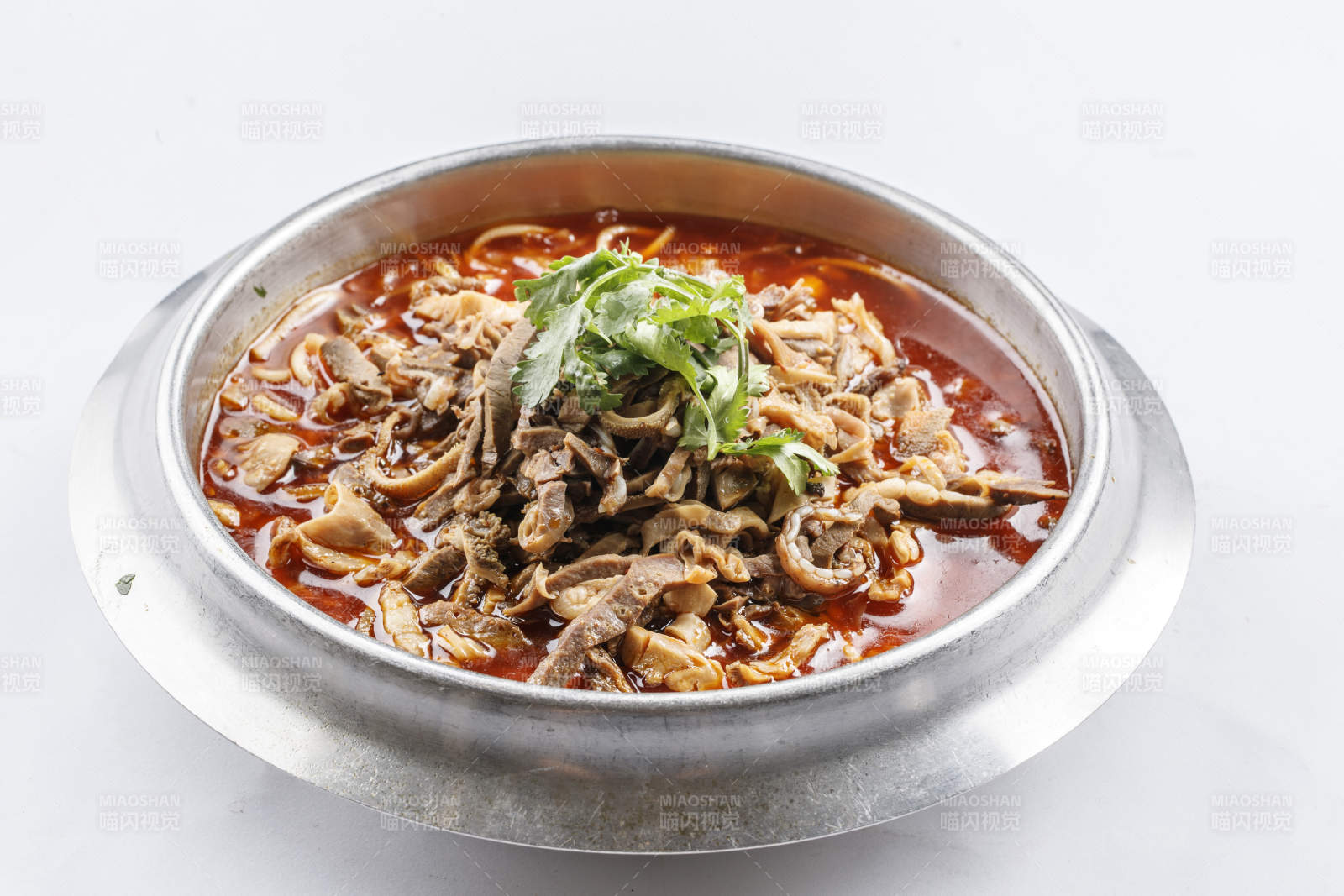 锅仔红油羊杂粉