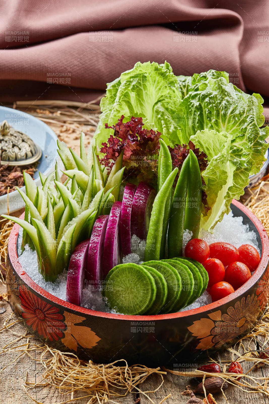蘸醬田園時蔬大拌菜