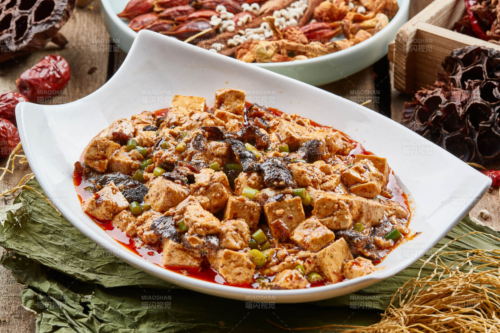 紅油皮參燒豆腐