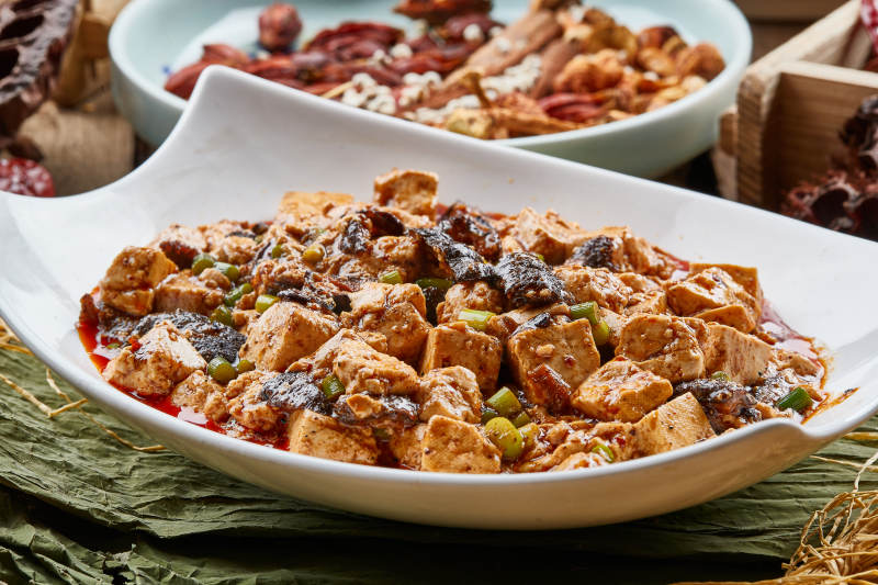 红油皮参烧豆腐