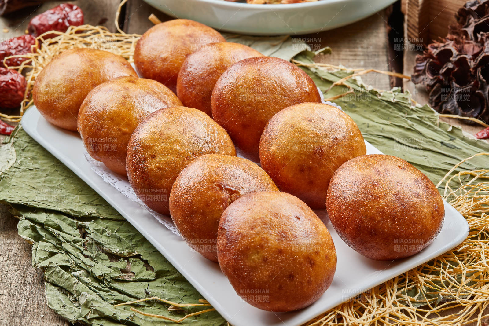 風味炸豆餡團子