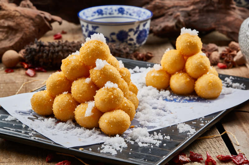 风味油炸汤圆