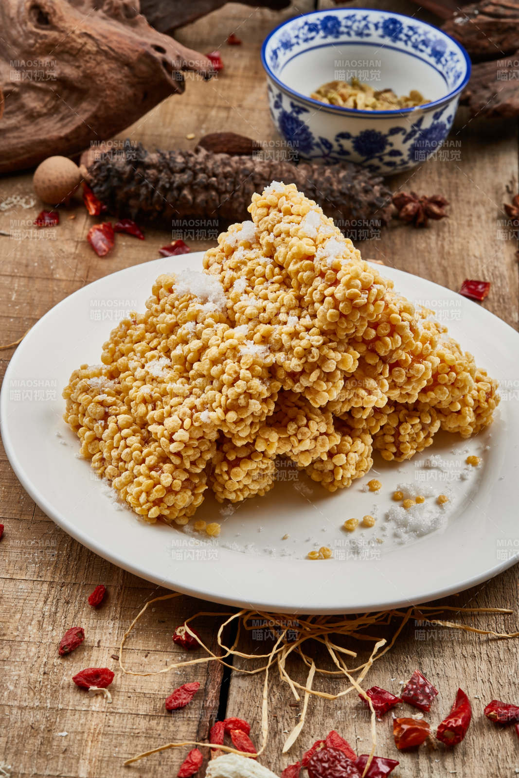 油炸麦片薯条图片