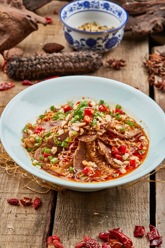 米椒红油金钱肚