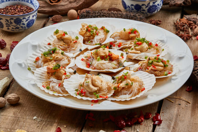 蒜蓉粉丝蒸扇贝