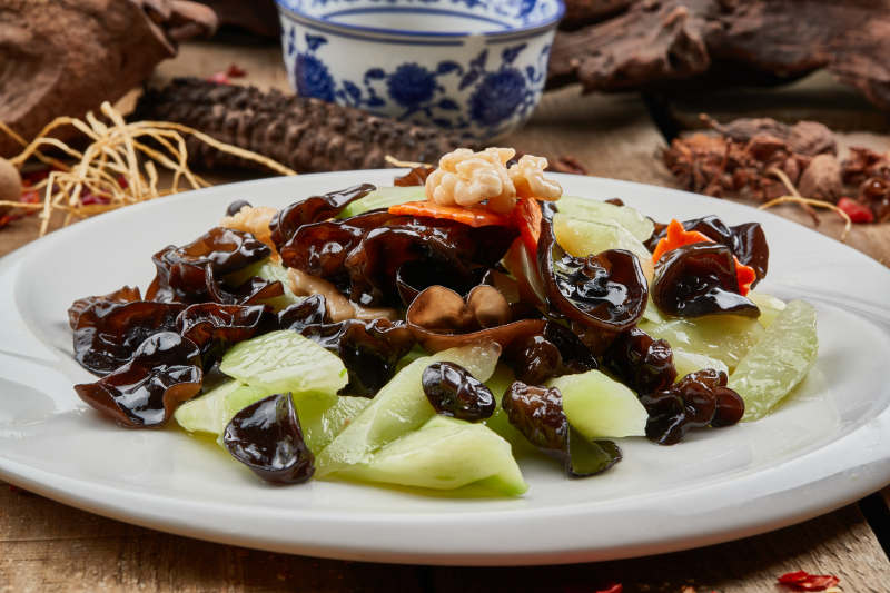 木耳芦笋鲜桃仁