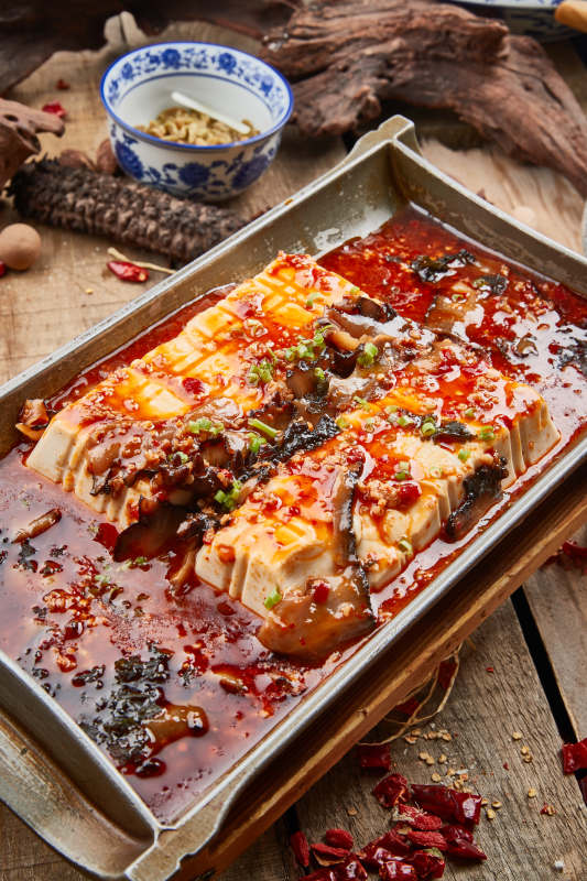 澆汁鐵板日本豆腐