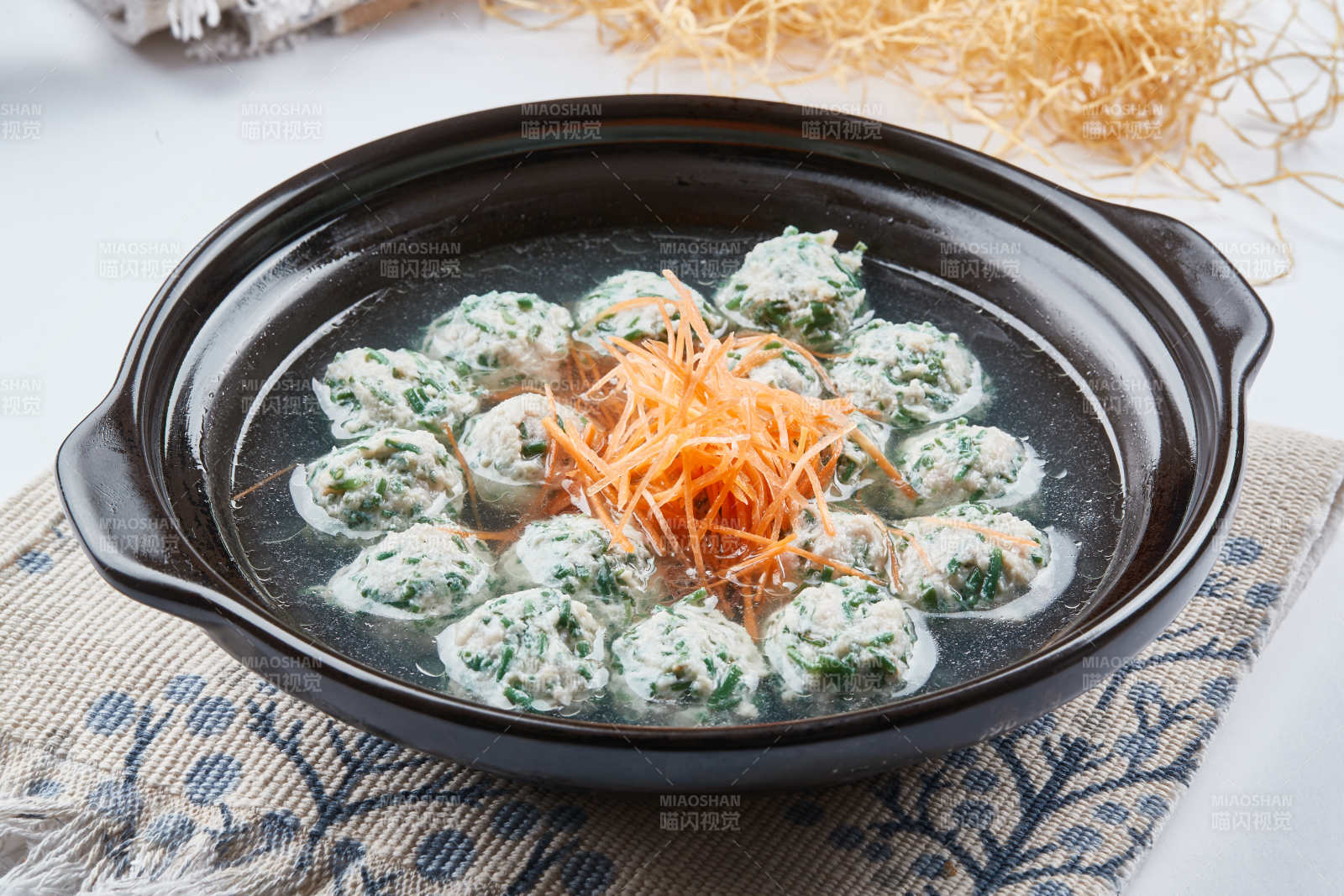 野菜鱼肉丸子汤