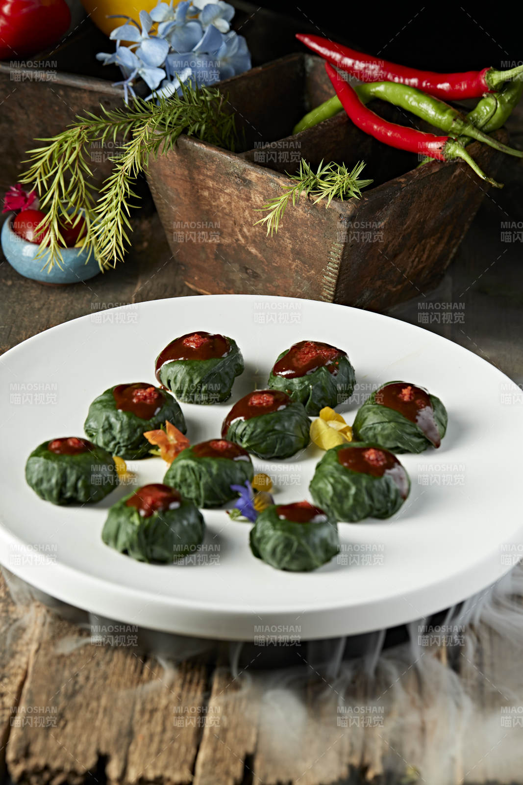 香蒸美味菠菜墩