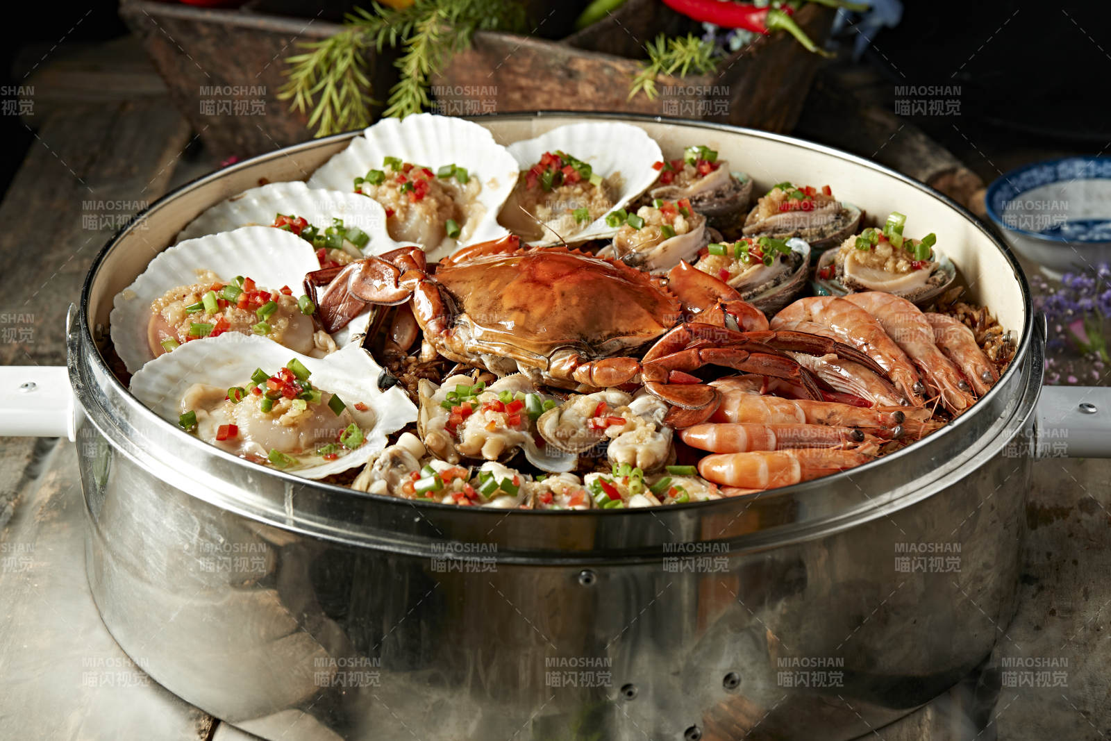 超級香蒸蒜蓉香辣海鮮大咖