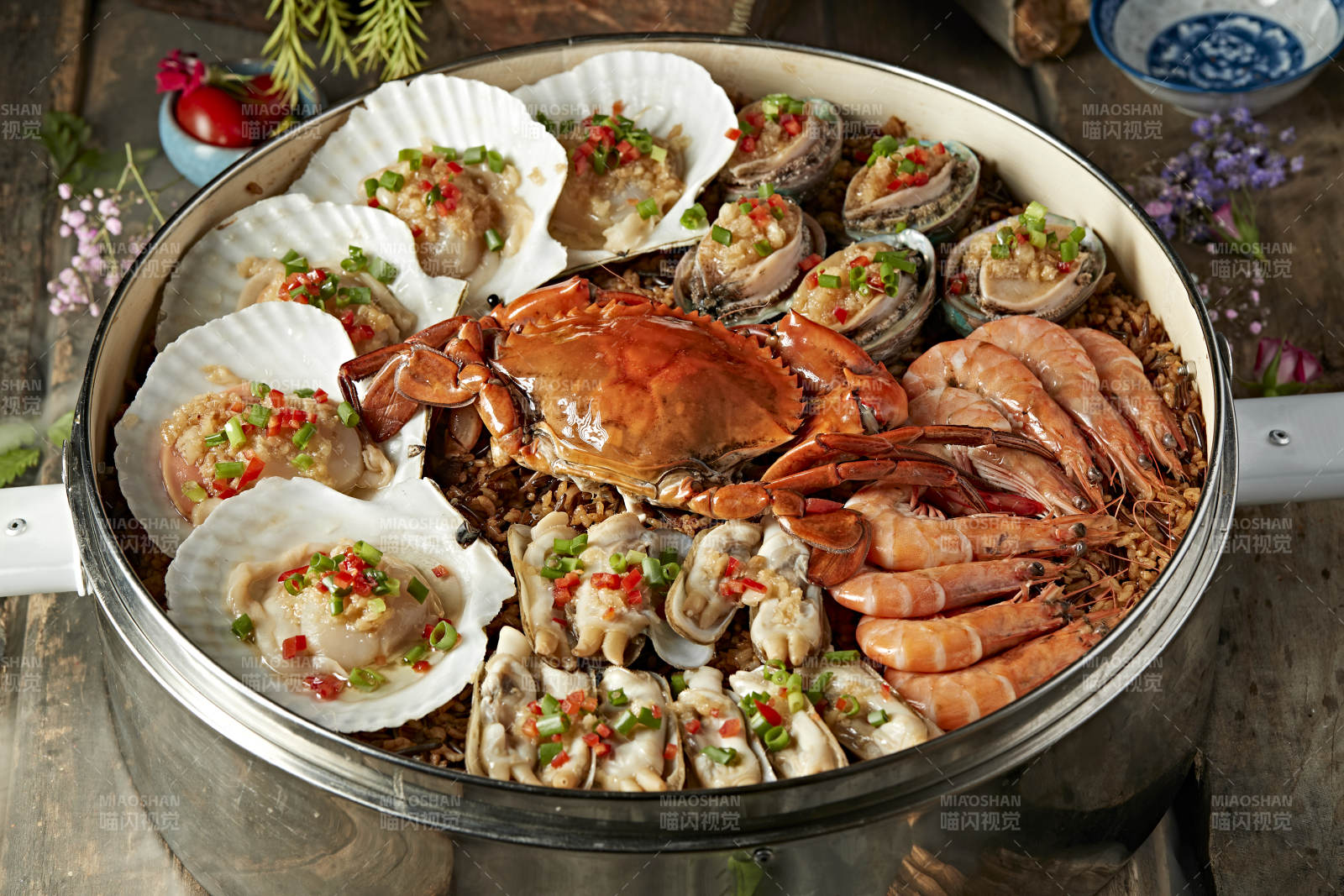 超級香蒸蒜蓉香辣海鮮大咖