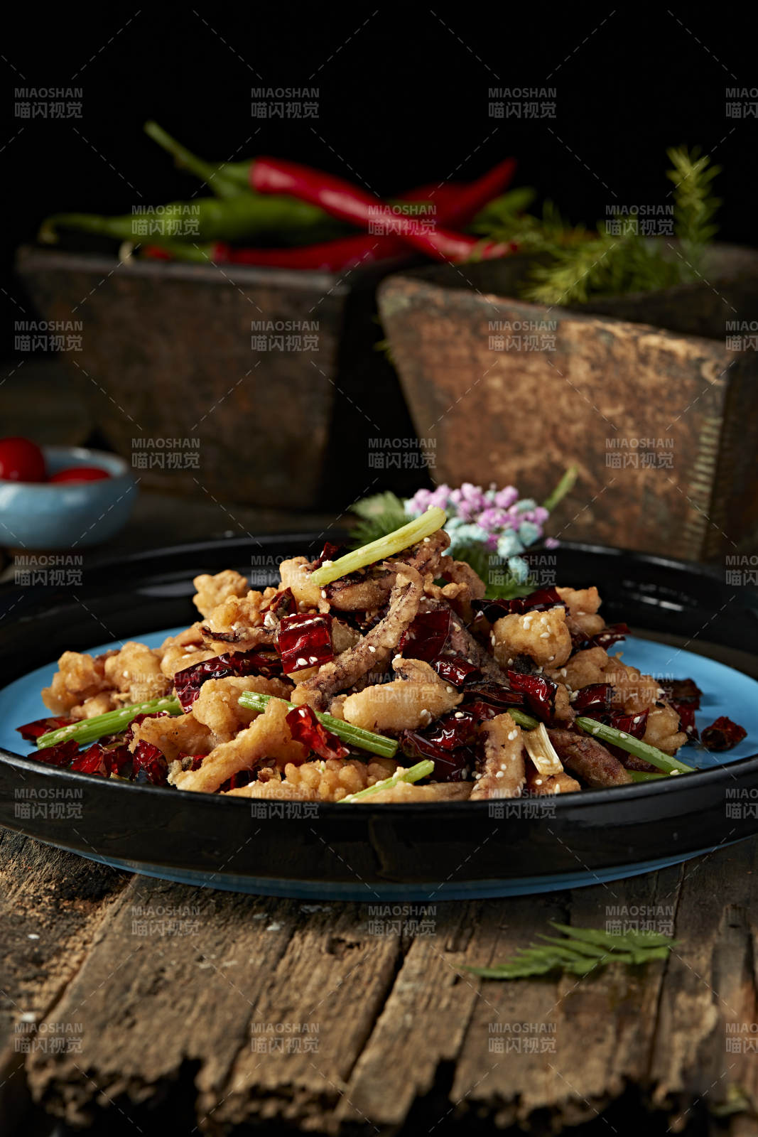 酥脆香炸麻辣鱿鱼须