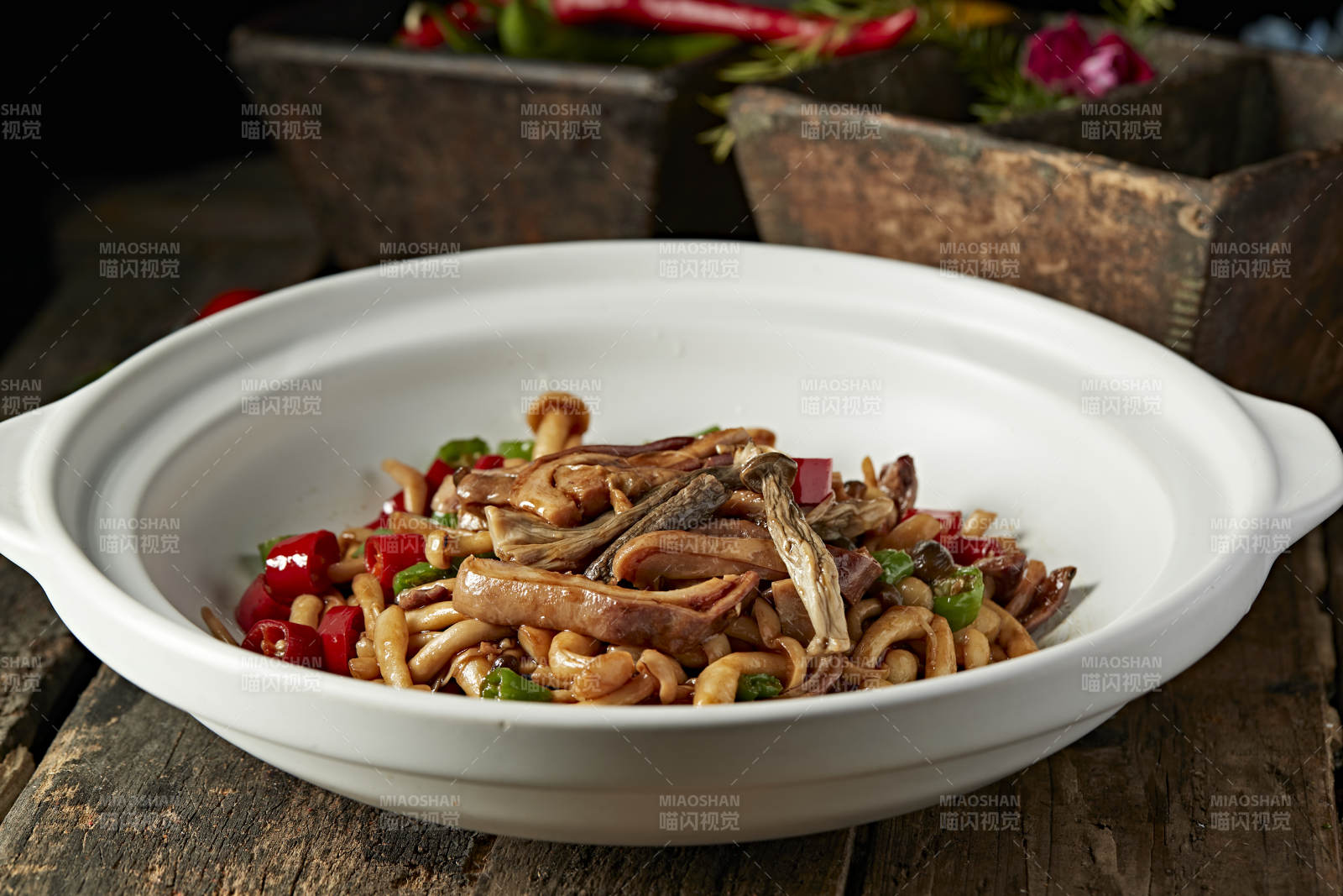 砂鍋香辣豬肚海鮮菇