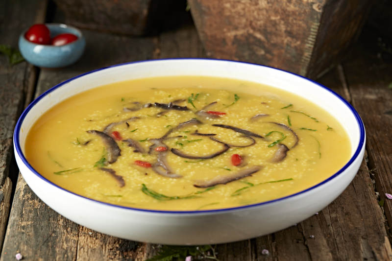 枸杞海参金米粥