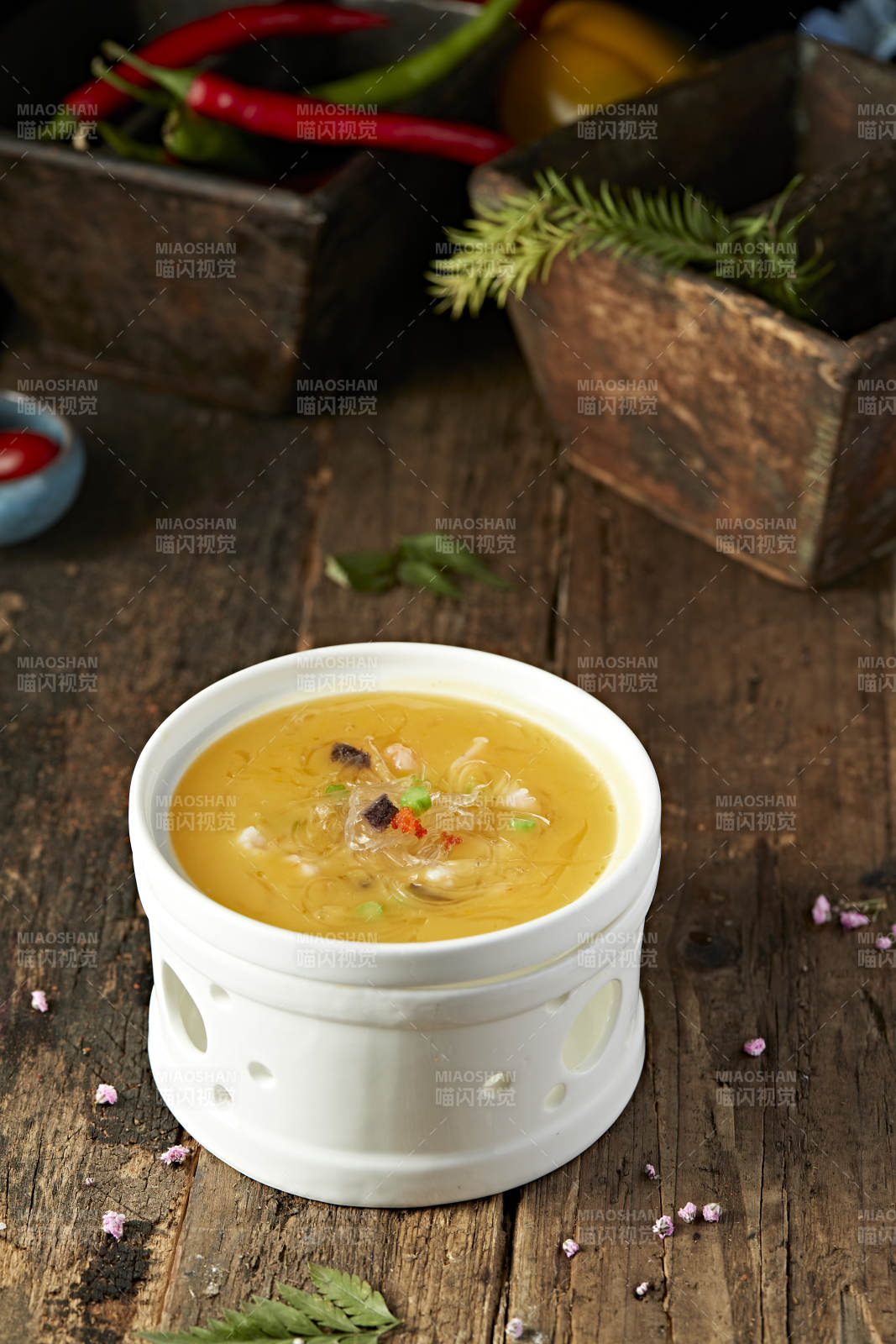 濃湯黑松露海米燴魚翅