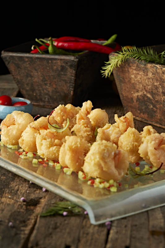 咸蛋黄焗深海大虾球