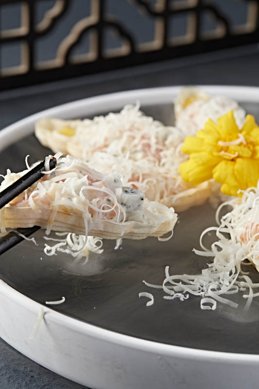 军舰水果沙拉芝士海虾仁