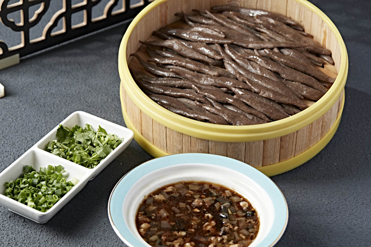 張家口地方美食黑莜面魚魚