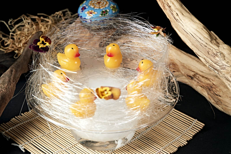 美味茶餐糖丝芒果果冻小黄鸭