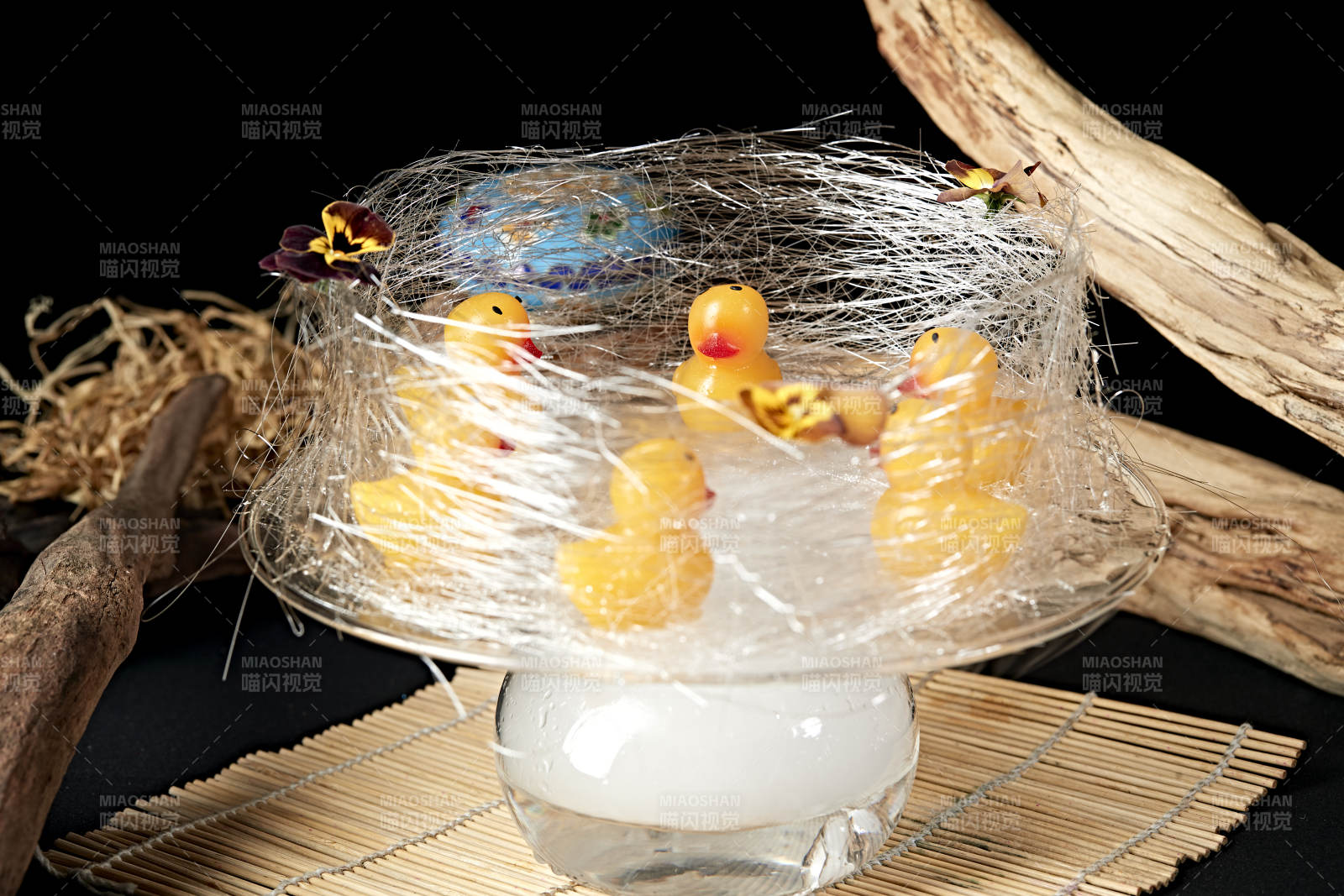 美味茶餐糖丝芒果果冻小黄鸭