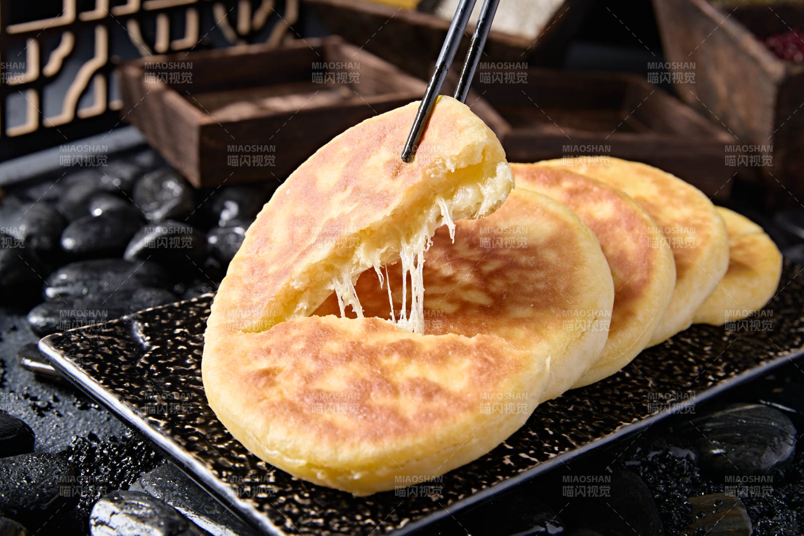 美味主食拉丝酸奶饼