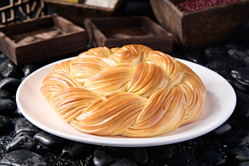 香烤開花富貴大花卷