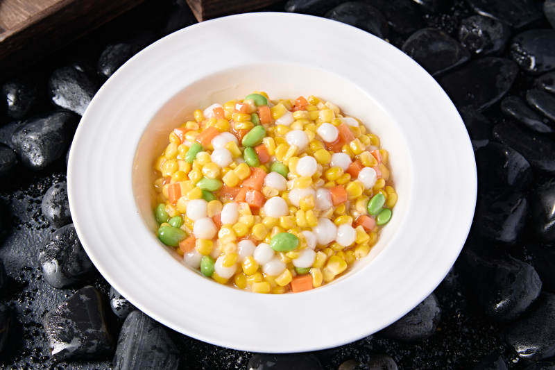 糖水青豆芋圆玉米粒胡萝卜丁