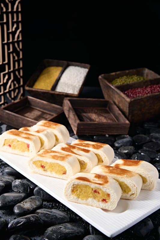 香烤糯米枸杞馅料饼