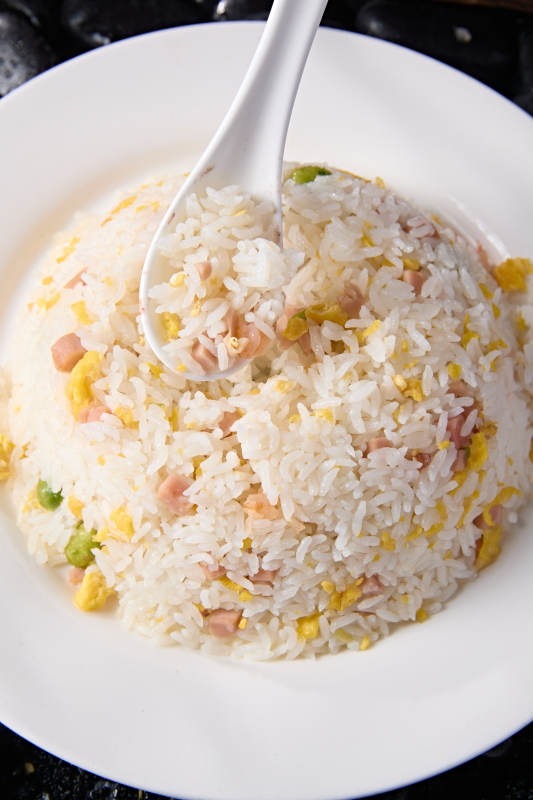 美味青豆火腿蛋炒饭