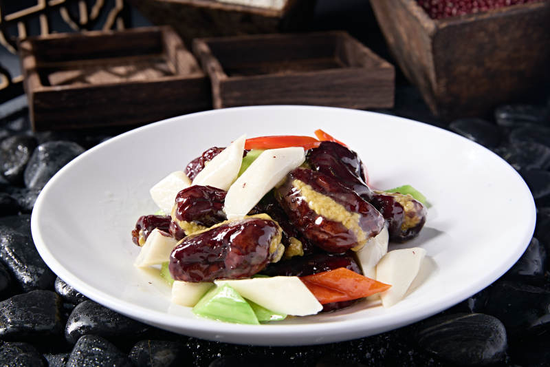 糖焗彩椒乳瓜山藥小米新疆蜜棗