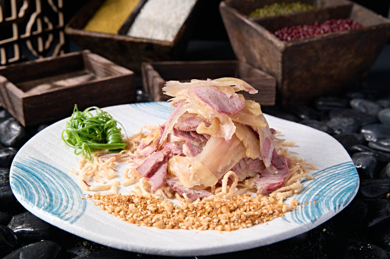 精美凉菜水晶肴肉片