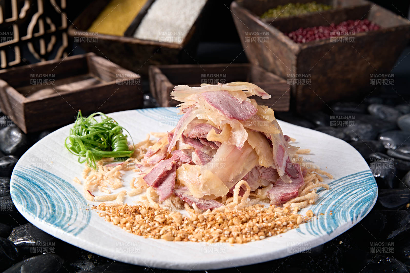 精美凉菜水晶肴肉片