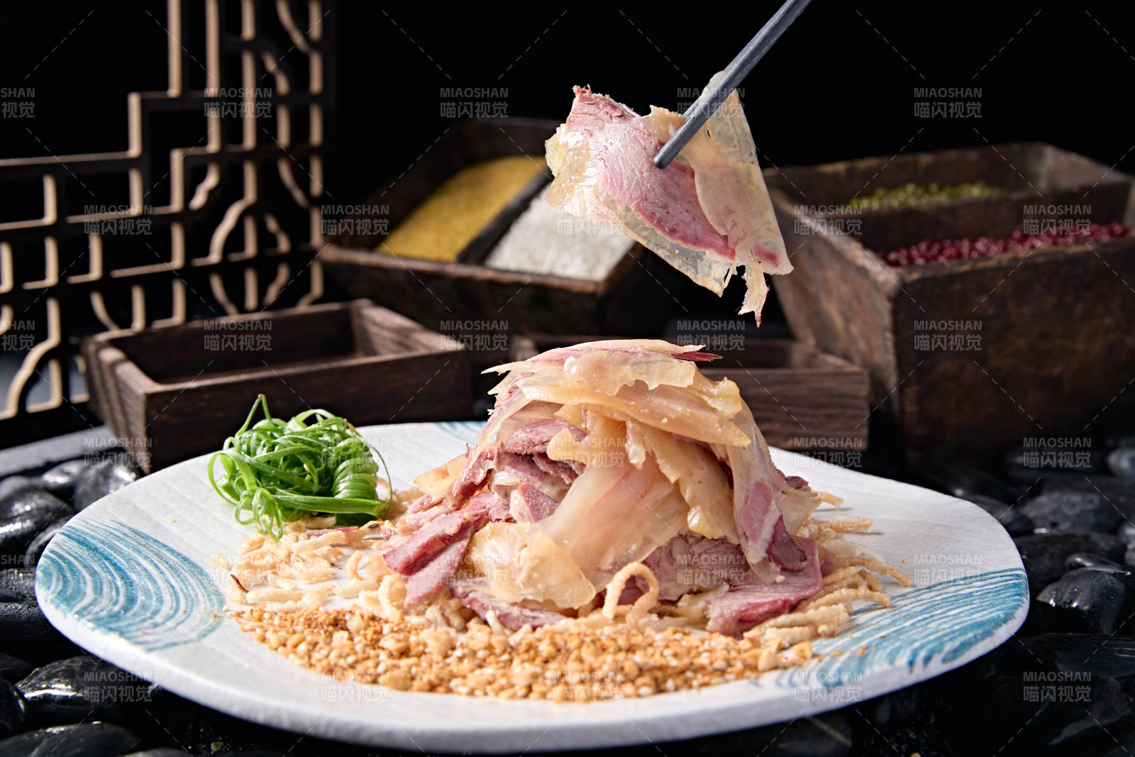 精美凉菜水晶肴肉片